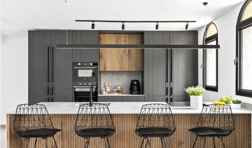 Luxury Matte Black Kitchen