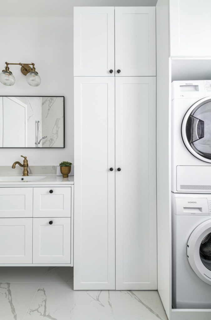 bathroom laundry room combo