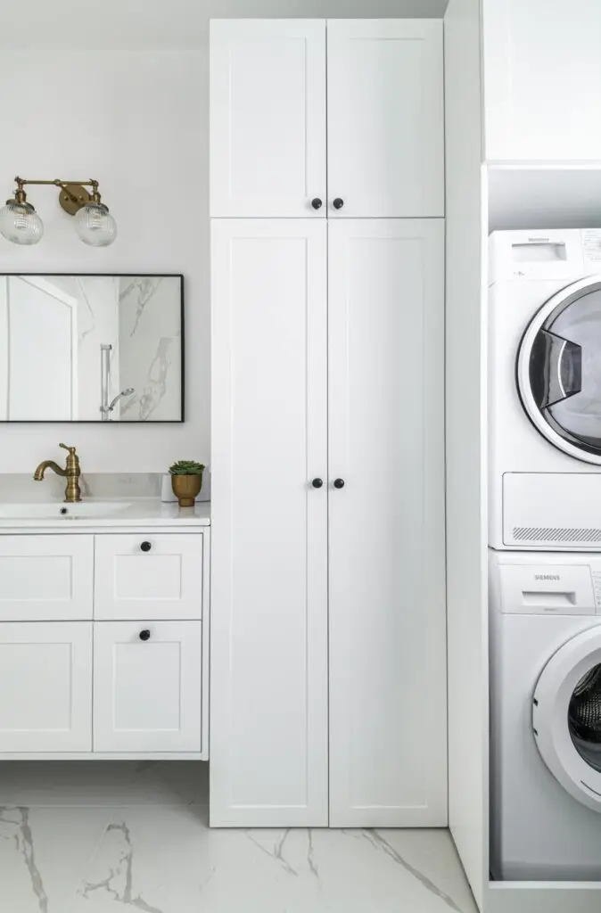 bathroom laundry room combo