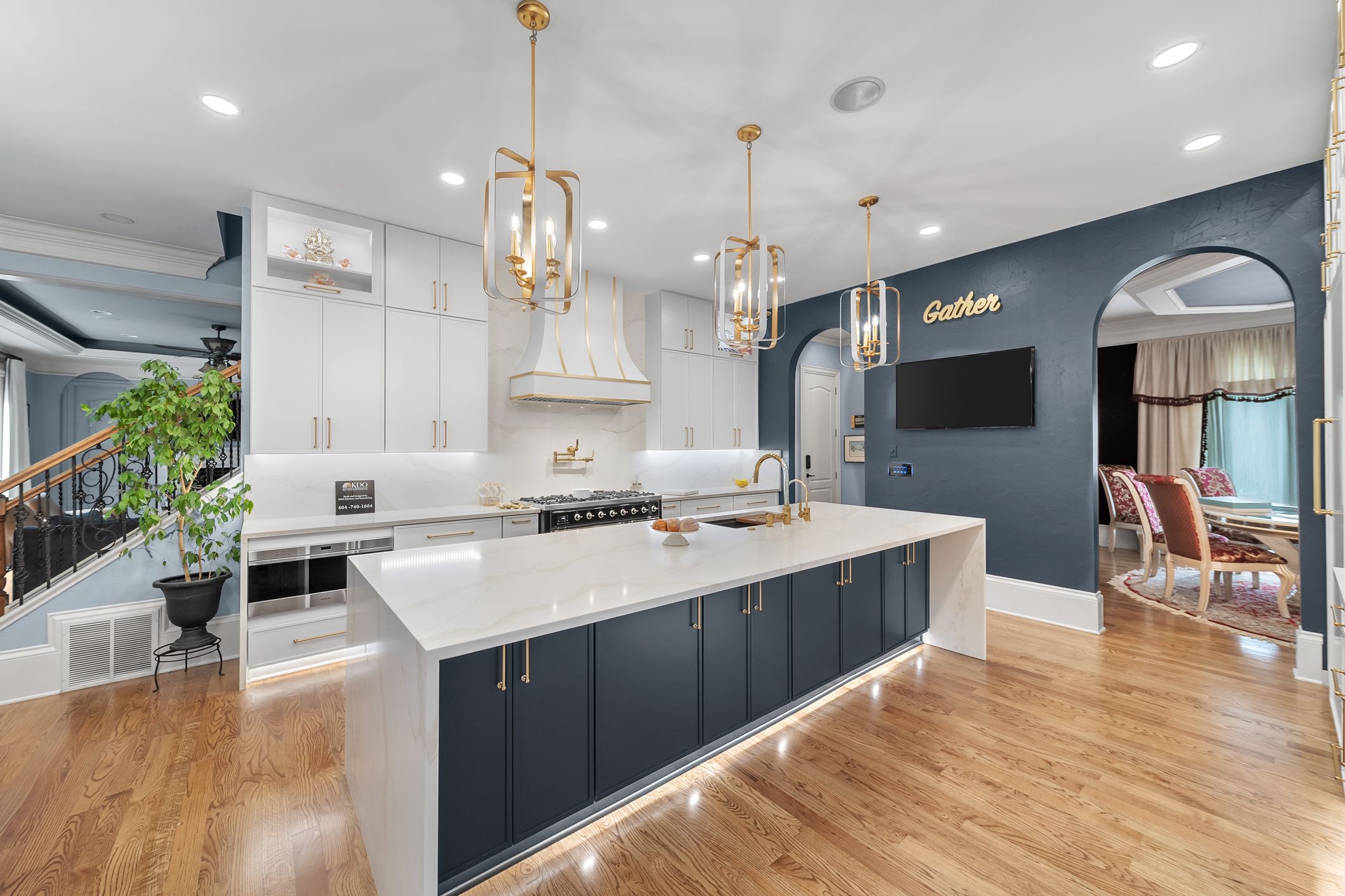 2 tone kitchen remodeling in Atlanta GA