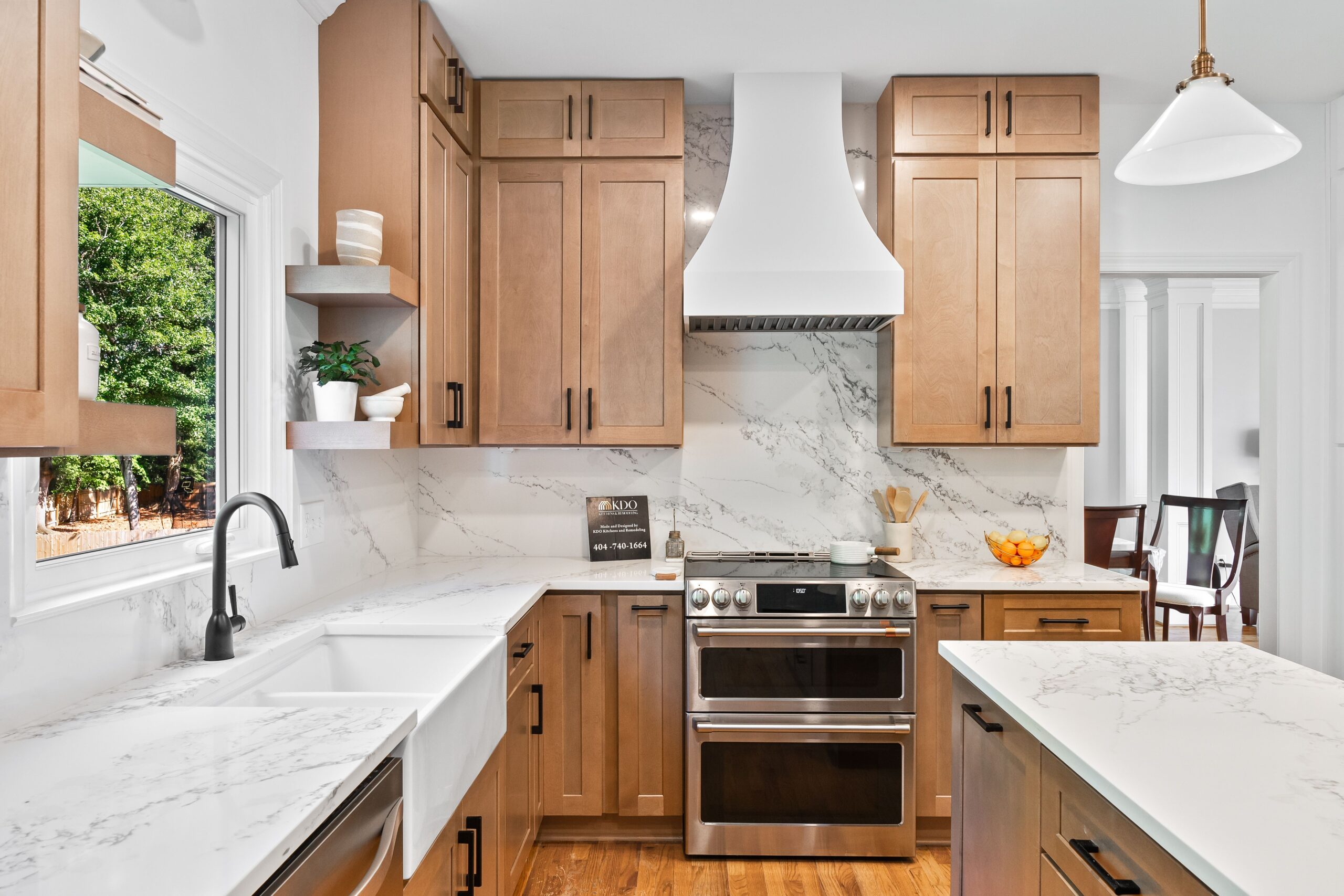 2 tone kitchen design